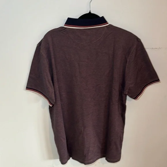 NWT-Classic Brown Polo Shirt with Embroidered Detail - Picture 7 of 10